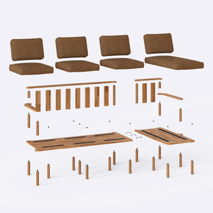 Bral Three Seat with Left Chaise