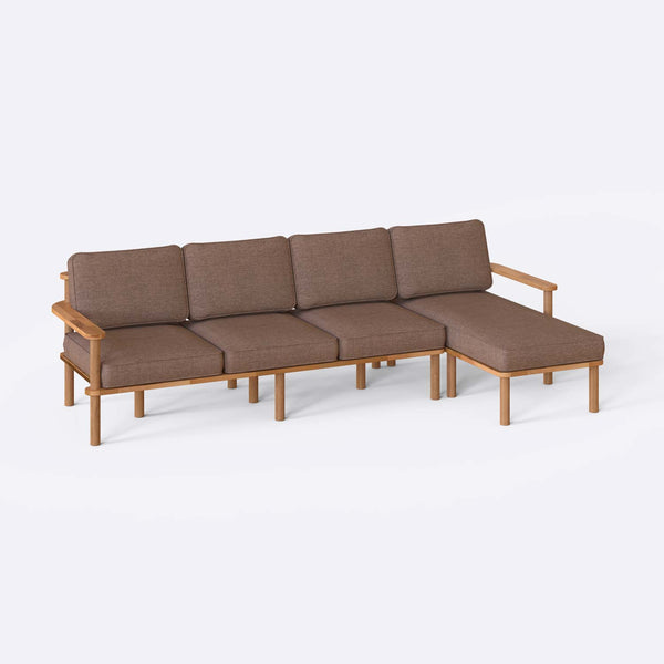 Bral Three Seat with Left Chaise
