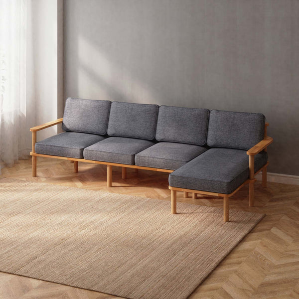 Bral Three Seat with Left Chaise
