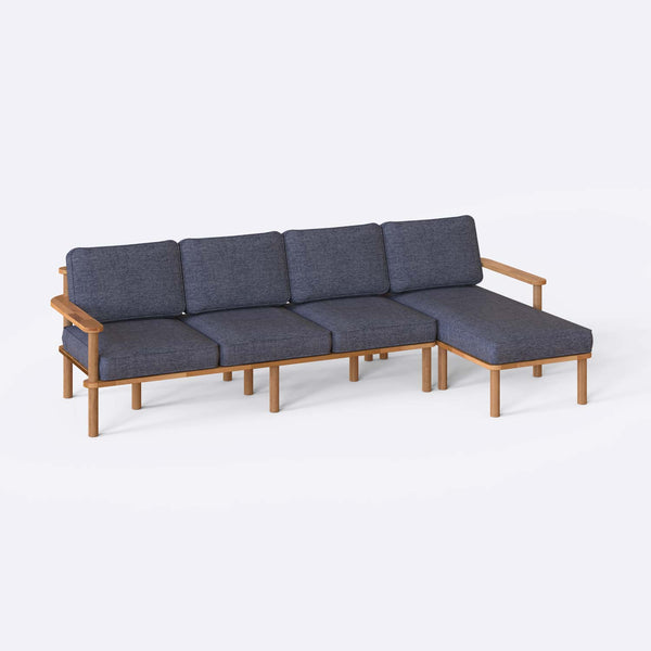 Bral Three Seat with Left Chaise