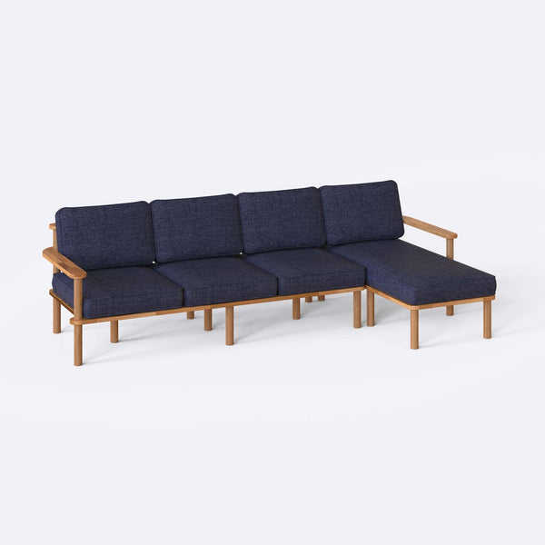 Bral Three Seat with Left Chaise