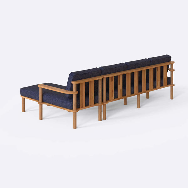 Bral Three Seat with Left Chaise