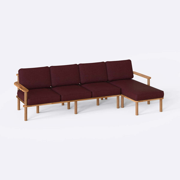 Bral Three Seat with Left Chaise
