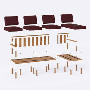 Bral Three Seat with Left Chaise