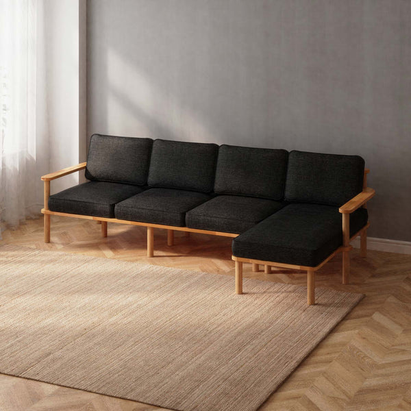 Bral Three Seat with Left Chaise