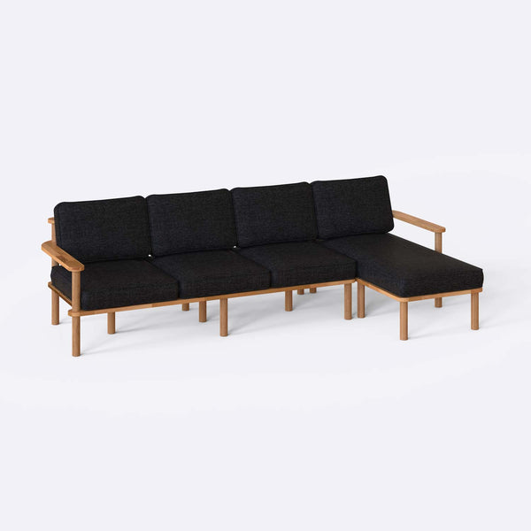 Bral Three Seat with Left Chaise