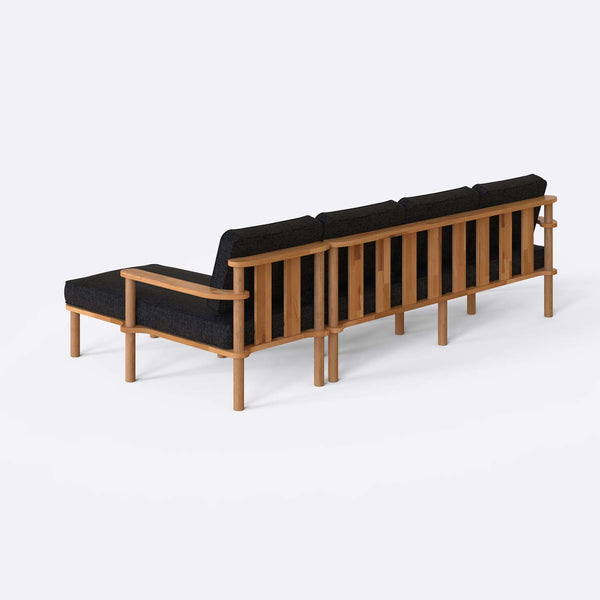 Bral Three Seat with Left Chaise