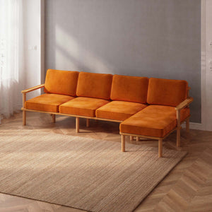 Bral Three Seat with Left Chaise
