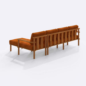 Bral Three Seat with Left Chaise