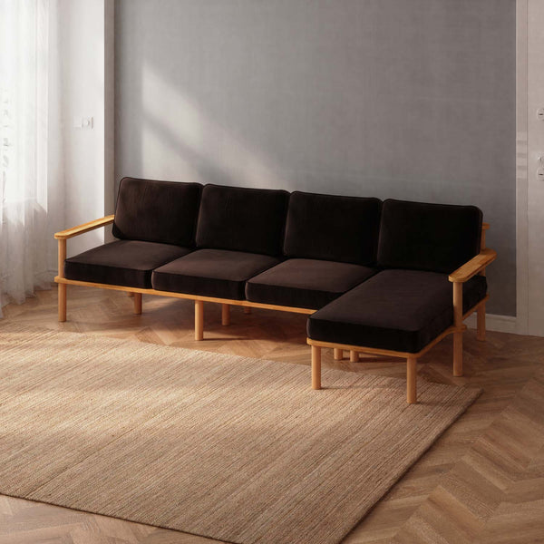 Bral Three Seat with Left Chaise