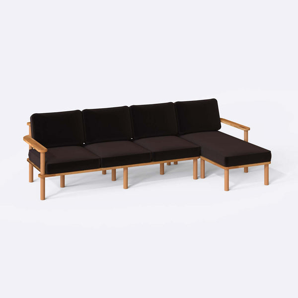 Bral Three Seat with Left Chaise