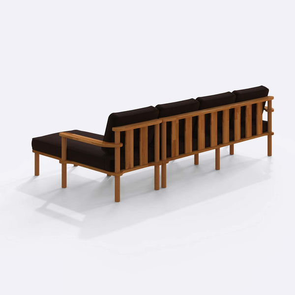 Bral Three Seat with Left Chaise