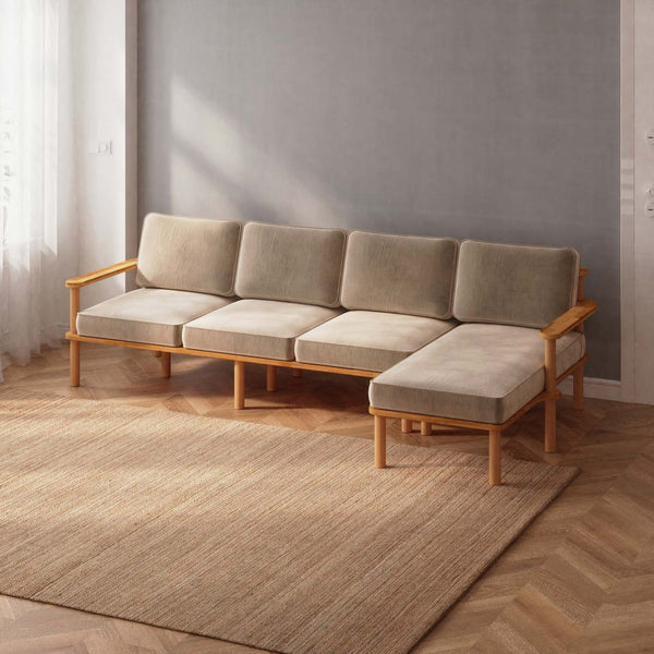 Bral Three Seat with Left Chaise