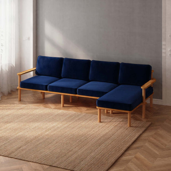 Bral Three Seat with Left Chaise