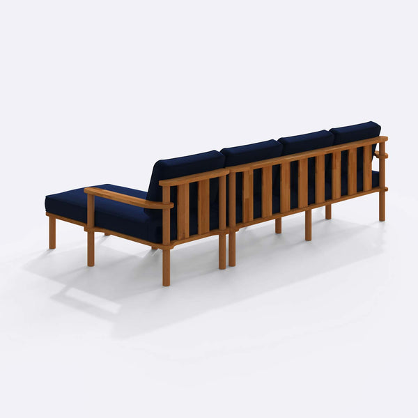 Bral Three Seat with Left Chaise