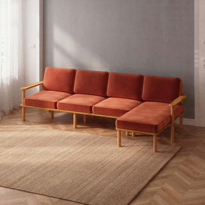 Bral Three Seat with Left Chaise
