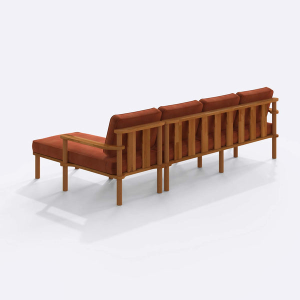 Bral Three Seat with Left Chaise