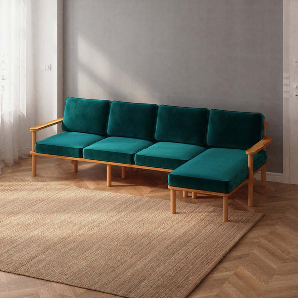 Bral Three Seat with Left Chaise