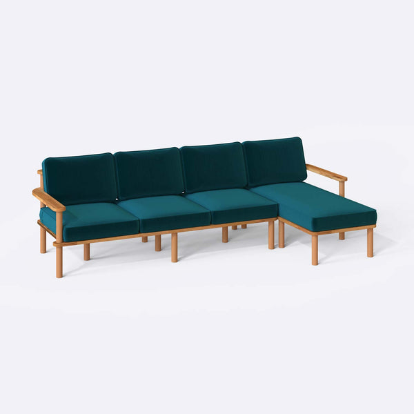 Bral Three Seat with Left Chaise