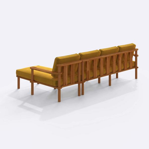 Bral Three Seat with Left Chaise