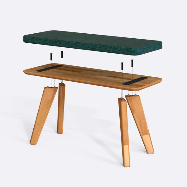 Han Bench – 39" x 15" (100 x 38 cm)