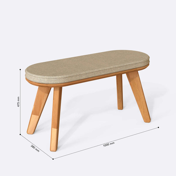 Yase Bench – 39" x 15" (100 x 38 cm)