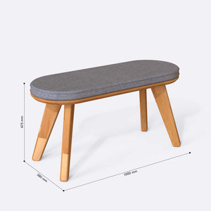 Yase Bench – 39" x 15" (100 x 38 cm)