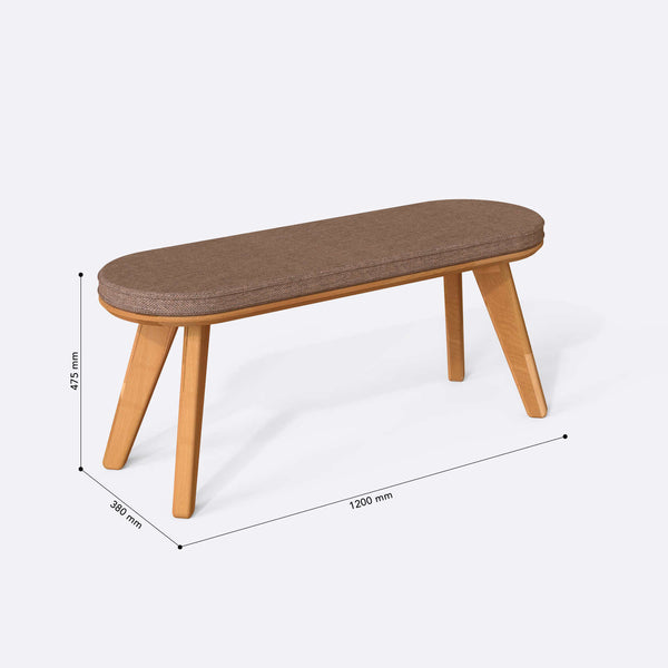 Yase Bench – 47" x 15" (120 x 38 cm)
