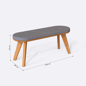 Yase Bench – 47" x 15" (120 x 38 cm)