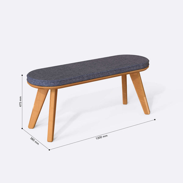 Yase Bench – 47" x 15" (120 x 38 cm)