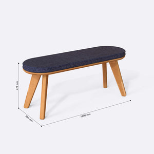 Yase Bench – 47" x 15" (120 x 38 cm)