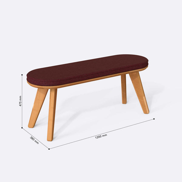 Yase Bench – 47" x 15" (120 x 38 cm)