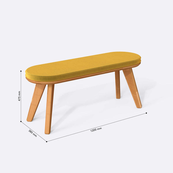 Yase Bench – 47" x 15" (120 x 38 cm)