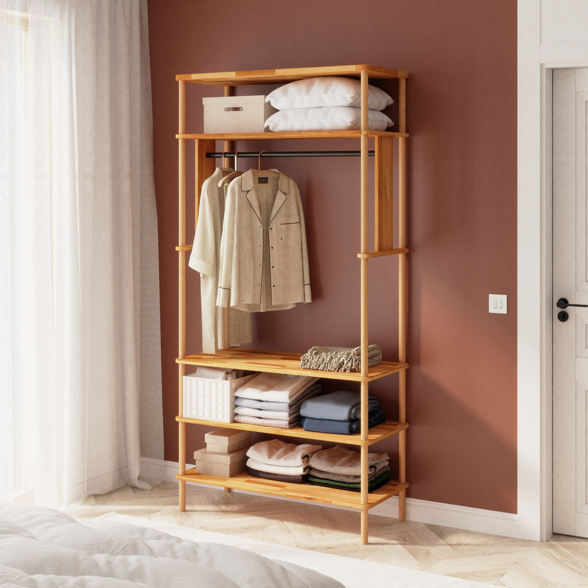 Rutin Wardrobes — a solid beech piece from the collection