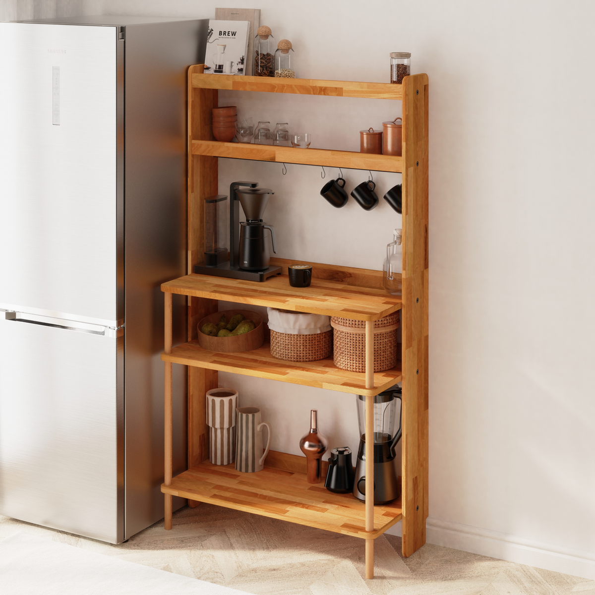 Coffee Stands — a solid beech piece from the collection