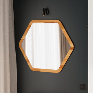 Lue Hexagon Mirror – 31" x 31" (78 x 78 cm)