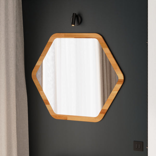 Lue Hexagon Mirror – 31" x 31" (78 x 78 cm)