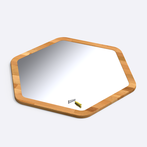 Lue Hexagon Mirror – 31" x 31" (78 x 78 cm)