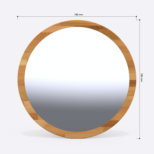 Lue Round Mirror – 31" x 31" (78 x 78 cm)
