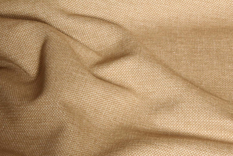 Linen upholstery swatch in sand