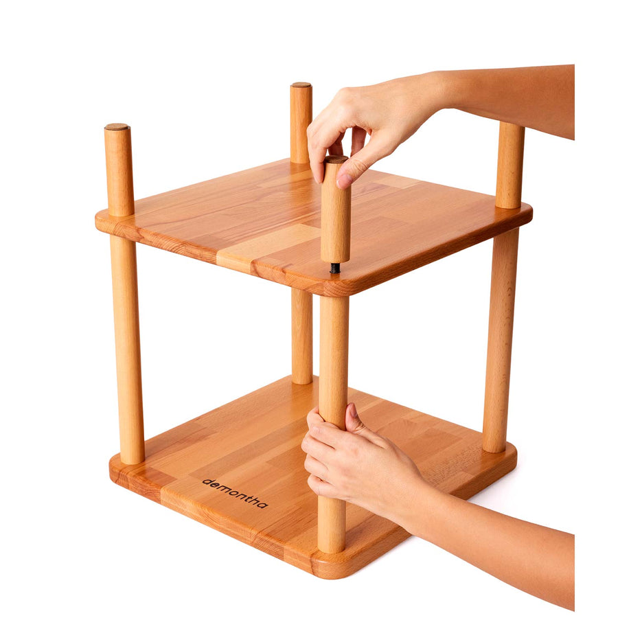 Two parts being joined together by hand